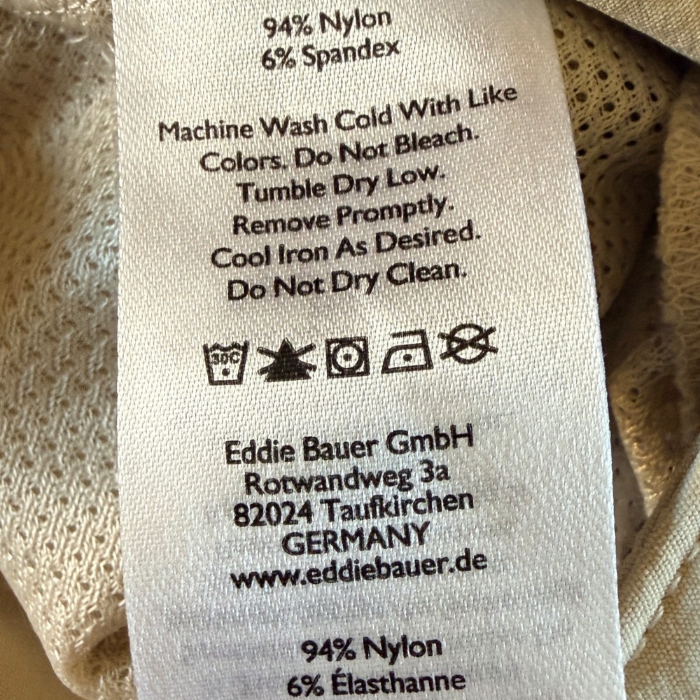 Eddie Bauer 12 Khaki First Ascent Pro Hiking Cargo Pants Stretch Gorpcore - Picture 5 of 6
